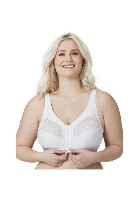 Full Figure Plus Size MagicLift Natural Shape Front-Close Bra Wirefree 1210, , alternate image number null