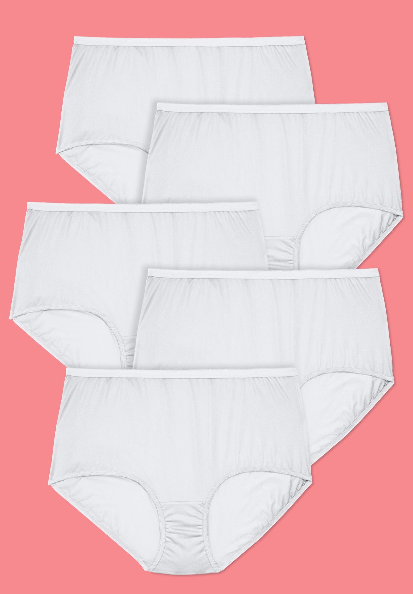 5-Pack Classic Silky Nylon Brief
