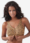 Cotton Front-Close Wireless Bra, , alternate image number null