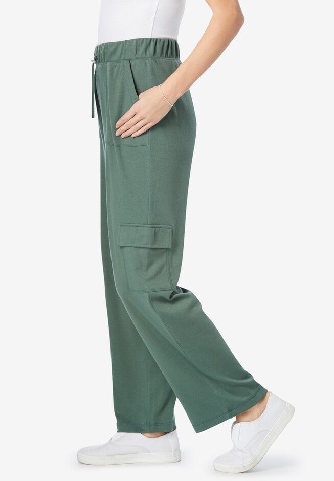 Pull-On Knit Cargo Pant, , alternate image number 2