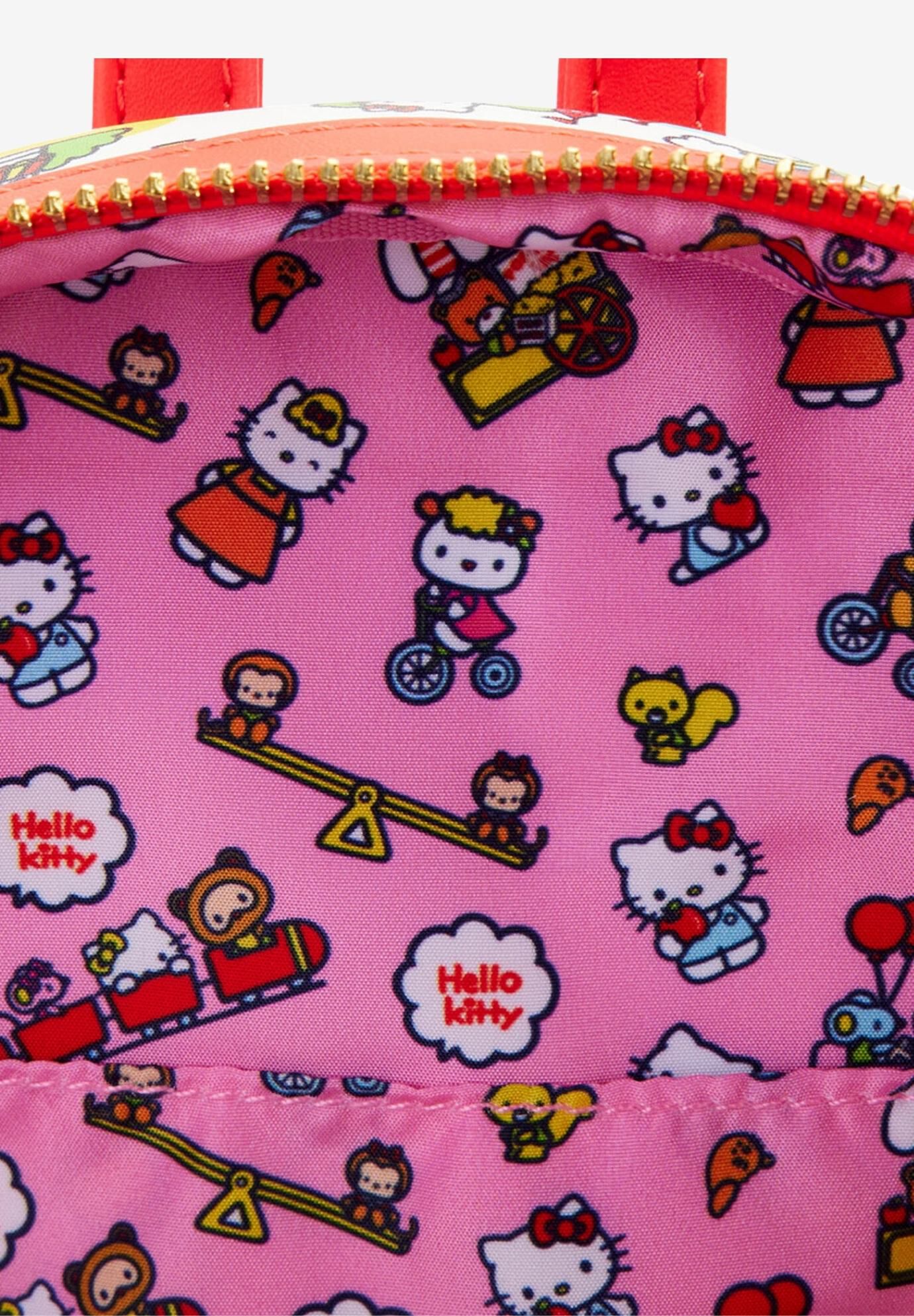 Loungefly x Sanrio Hello Kitty & Friends Carnival Mini Backpack, WHITE, alternate image number 4