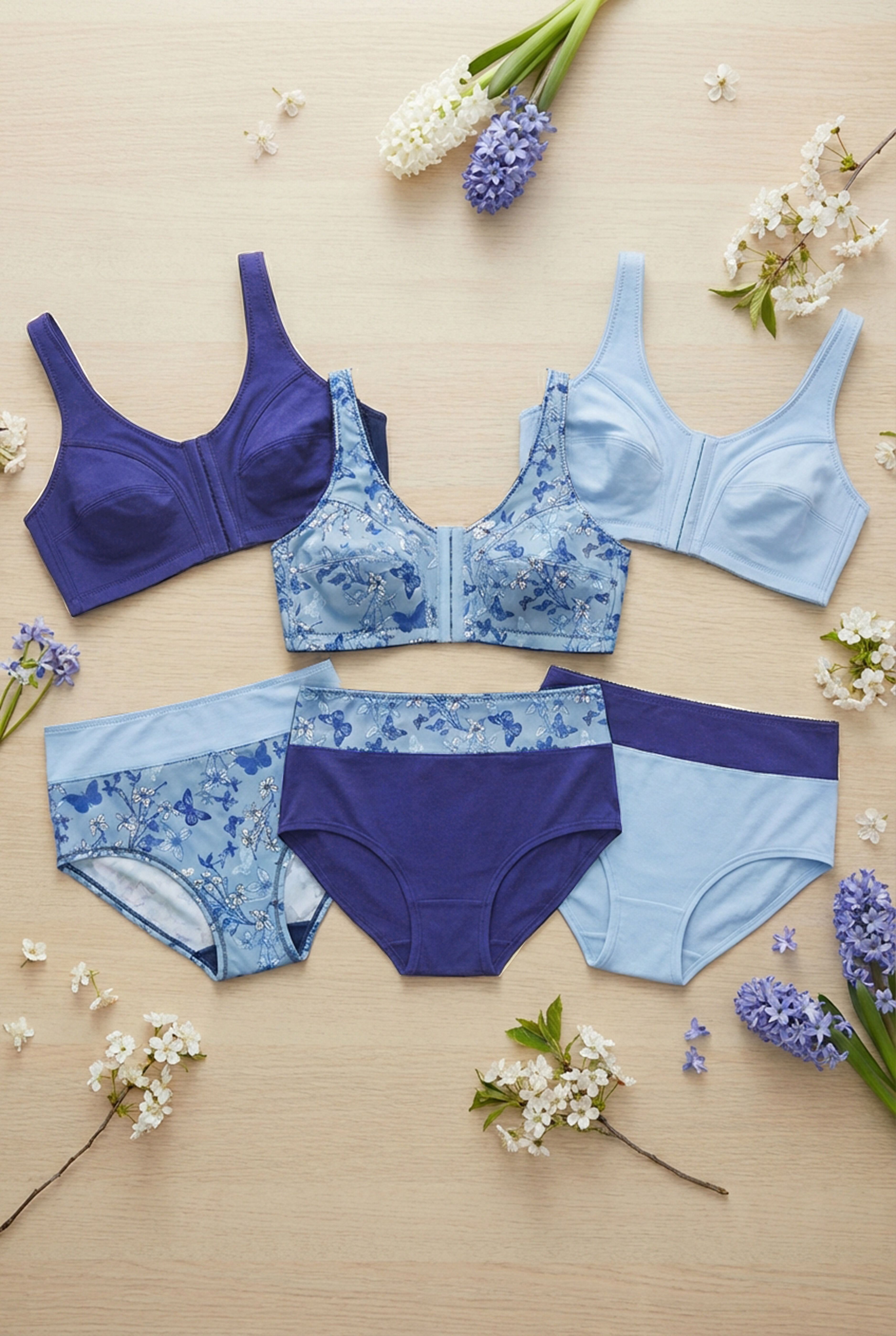 Full Coverage Stretch Cotton Color Block Brief 3-Pack, ULTRA BLUE ASSORTED, alternate image number 2