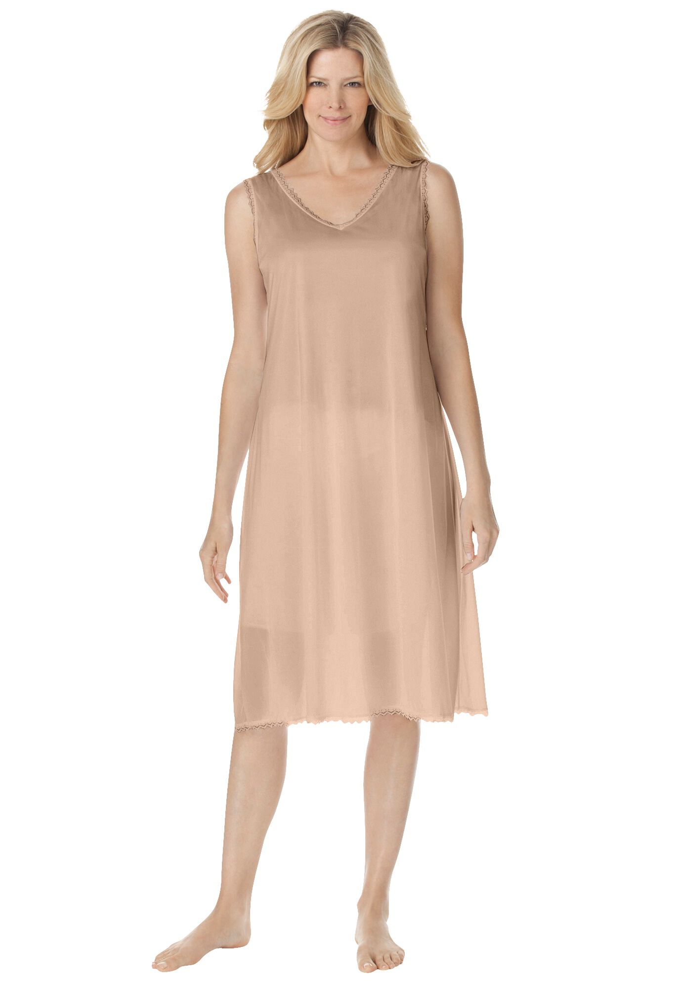 Lace-Trim Slip, , alternate image number 2