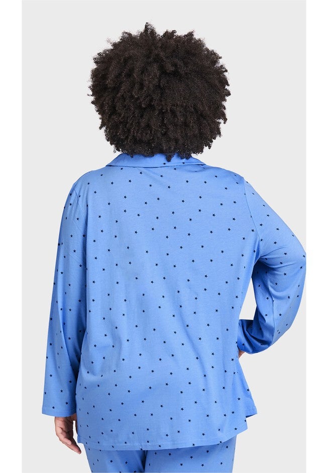 Button Star Sleep Top, STAR PRINT, on-hover image number null
