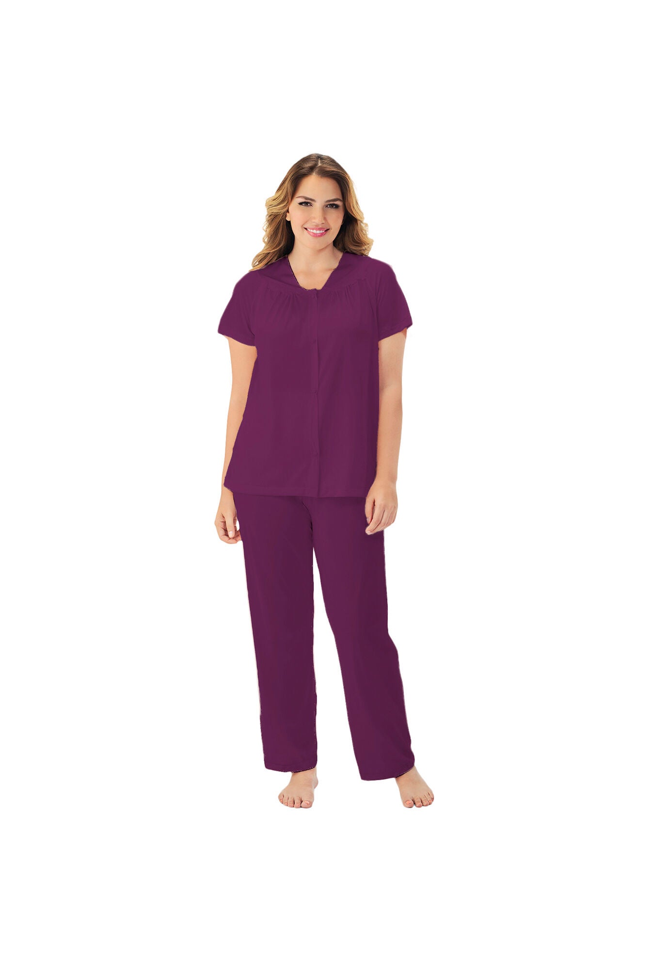 Short Sleeve Pajama, AMARANTH, hi-res image number 0