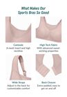 Full Figure Plus Size No-Bounce Camisole Elite Sports Bra Wirefree #1067 Bra, , alternate image number null