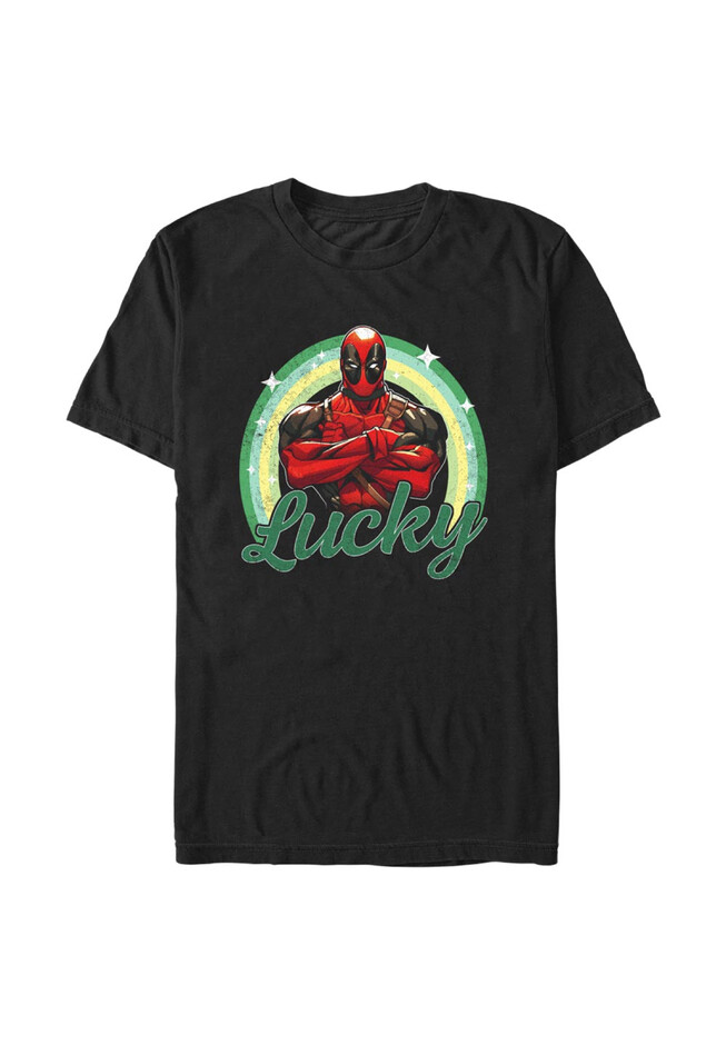Lucky Deadpool Relaxed Fit Boyfriend T-Shirt | OneStopPlus