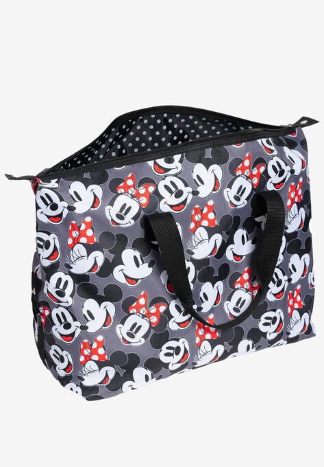 Disney Mickey & Minnie Mouse All-Over Print Weekender Duffel Bag Carry-On, , alternate image number null