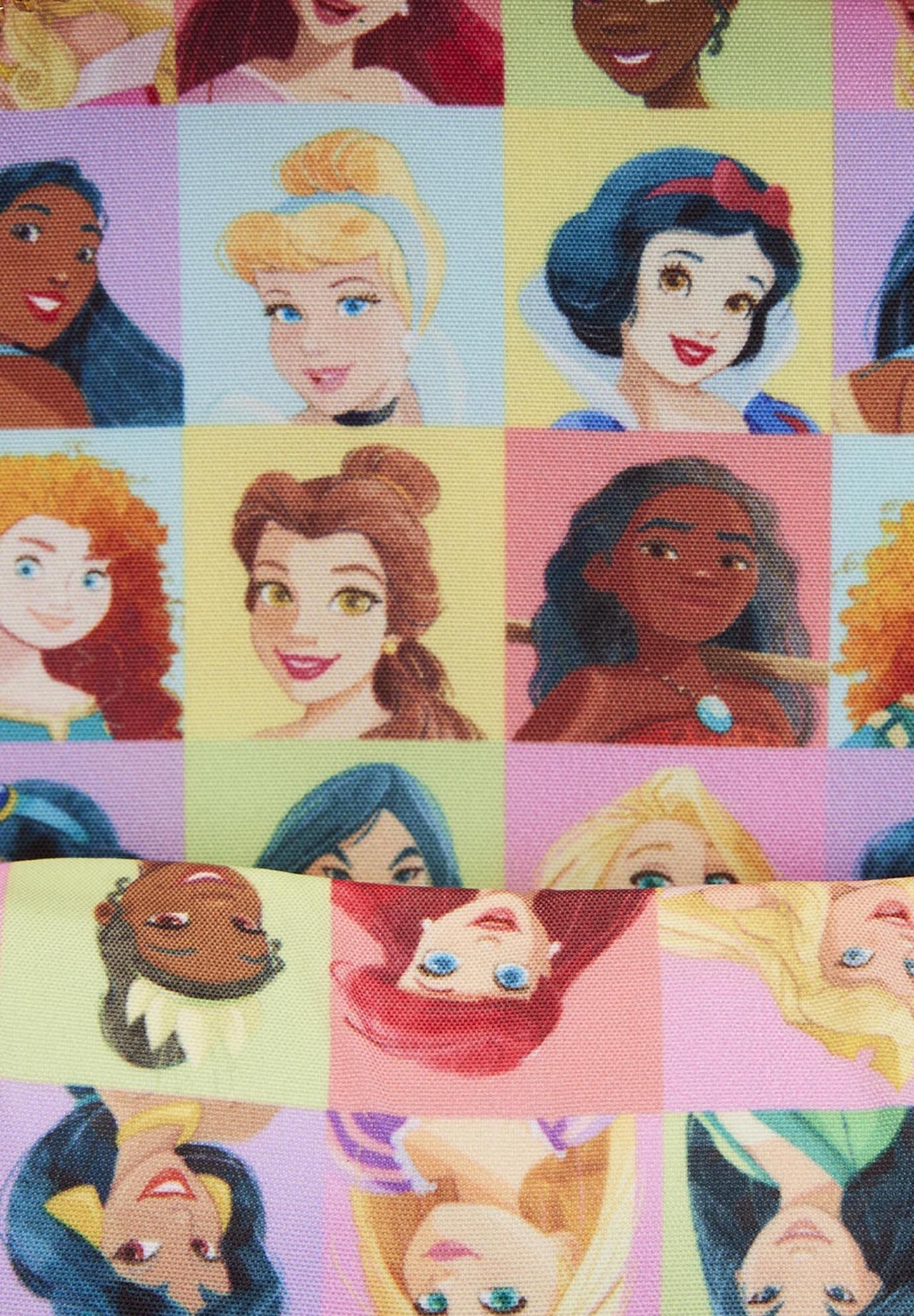 Loungefly X Disney Princesses Mini Backpack Handbag Triple Pocket, , alternate image number 5