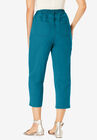 Back-Elastic Waist Perfect Capri Jean, , on-hover image number null