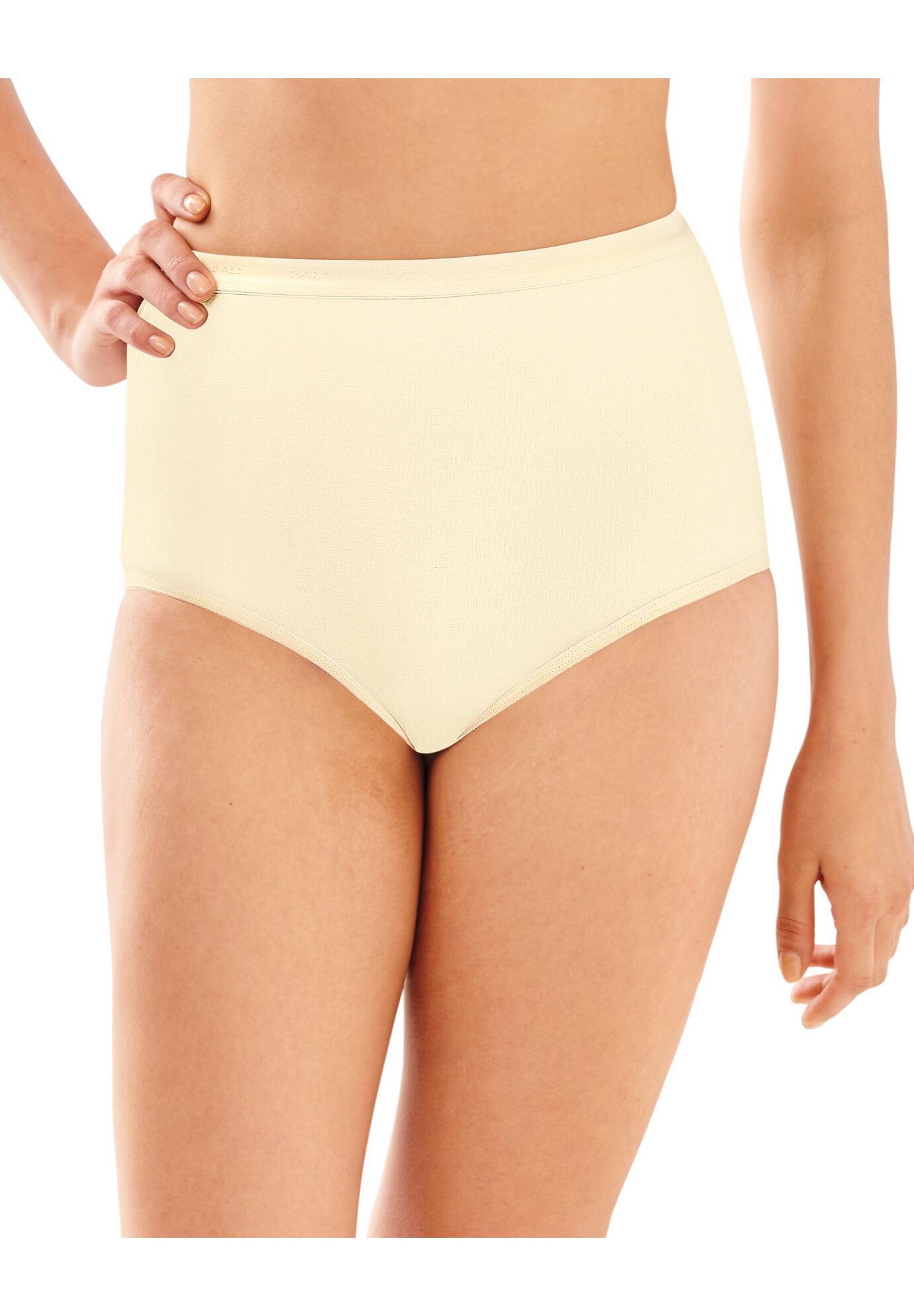Full-Cut-Fit Stretch Cotton Brief DF2324, MOONLIGHT, hi-res image number 0
