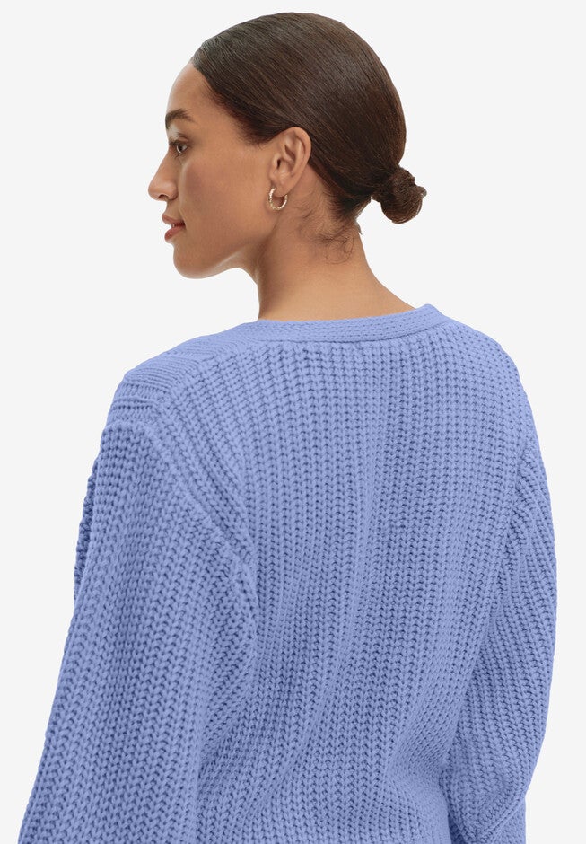 Cable-Front Cardigan, , on-hover image number 1