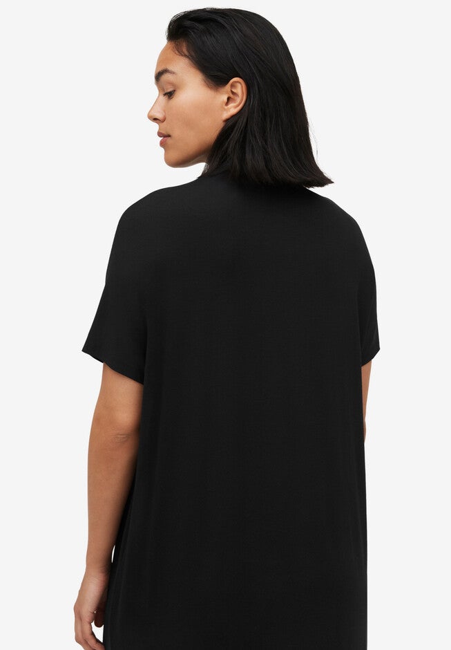 Knit Mock Neck Dress, , on-hover image number 1