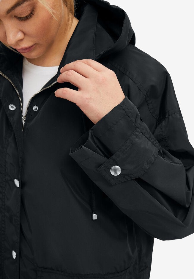 Hooded A-Line Raincoat, , alternate image number null