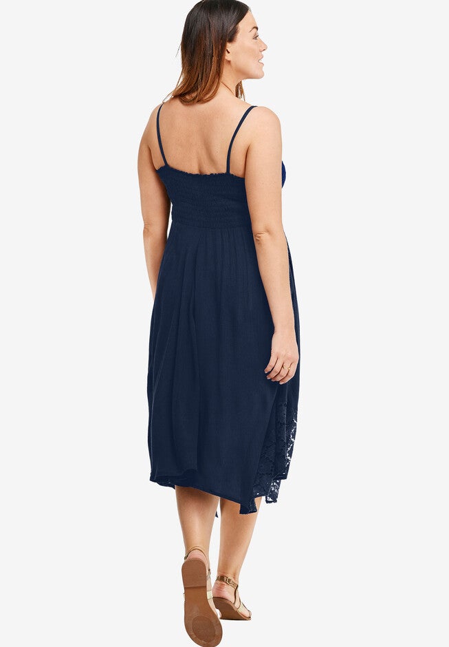 Handkerchief Hem Dress, , on-hover image number 1