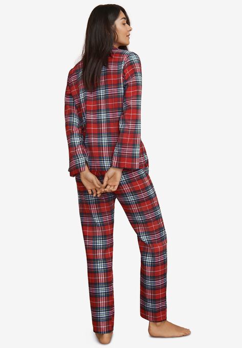 Plaid Flannel Pajama Set, , on-hover image number null