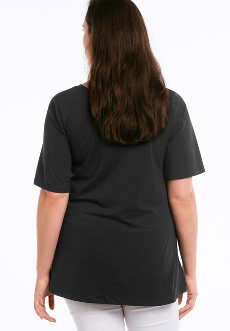 V-neck A-line Tunic, , on-hover image number null