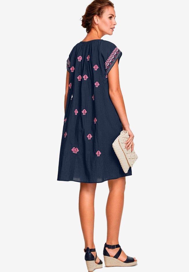 Playa Shift Dress, NAVY, on-hover image number null
