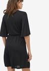 Flutter Sleeve Surplice Romper, , on-hover image number null