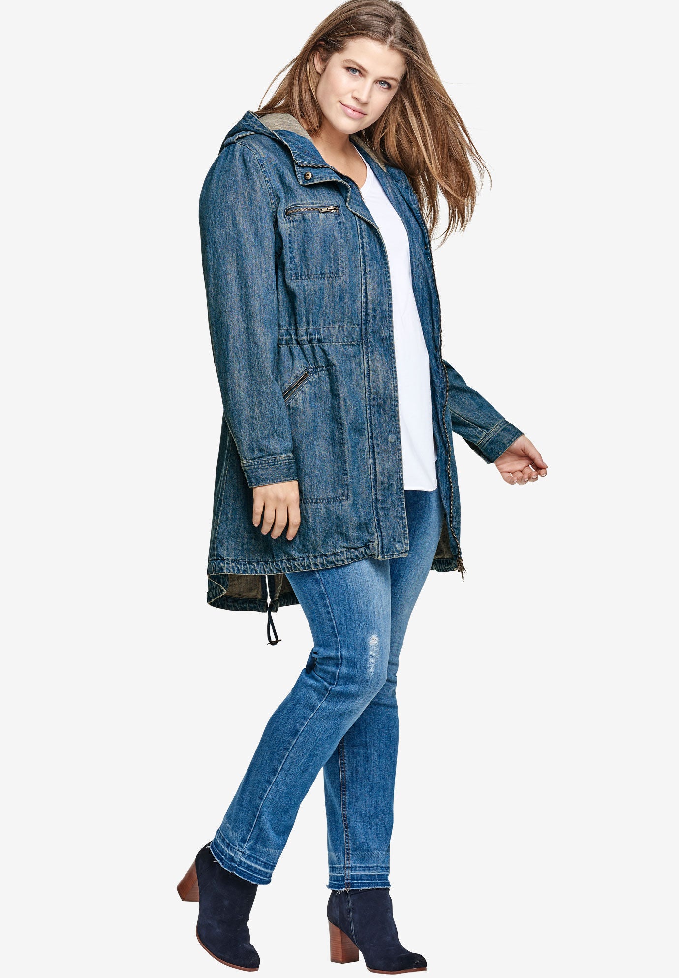 Plus Size Denim Jackets for Women OneStopPlus