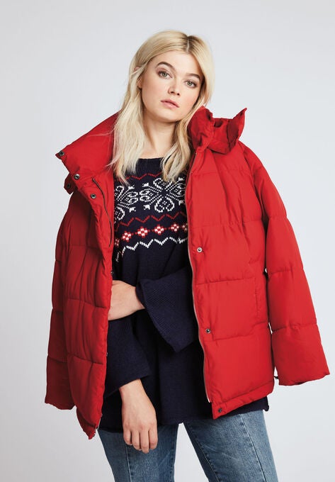 Short Hooded Puffer, , alternate image number null