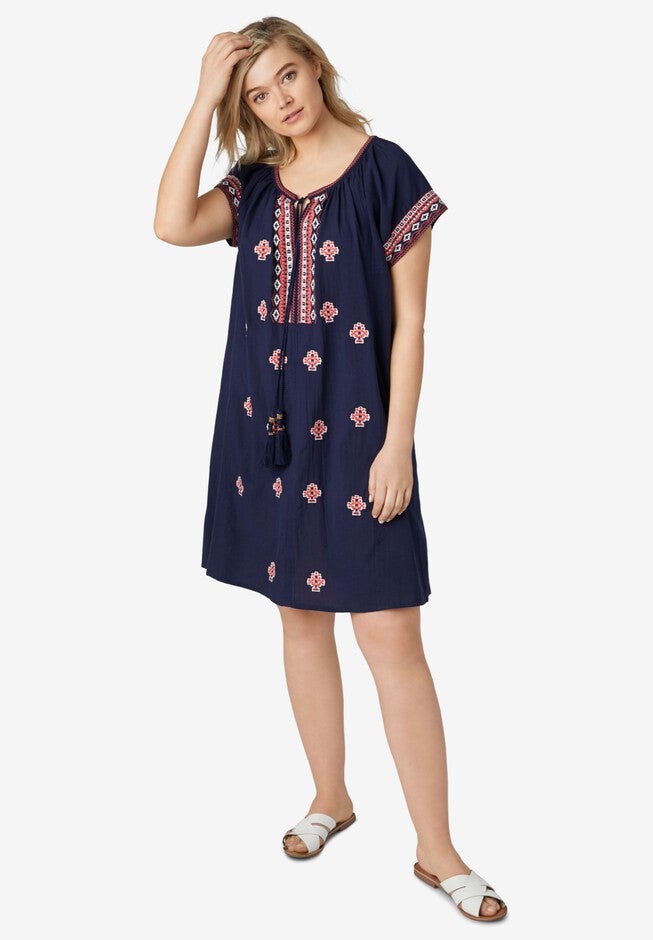 Playa Shift Dress, NAVY, hi-res image number null