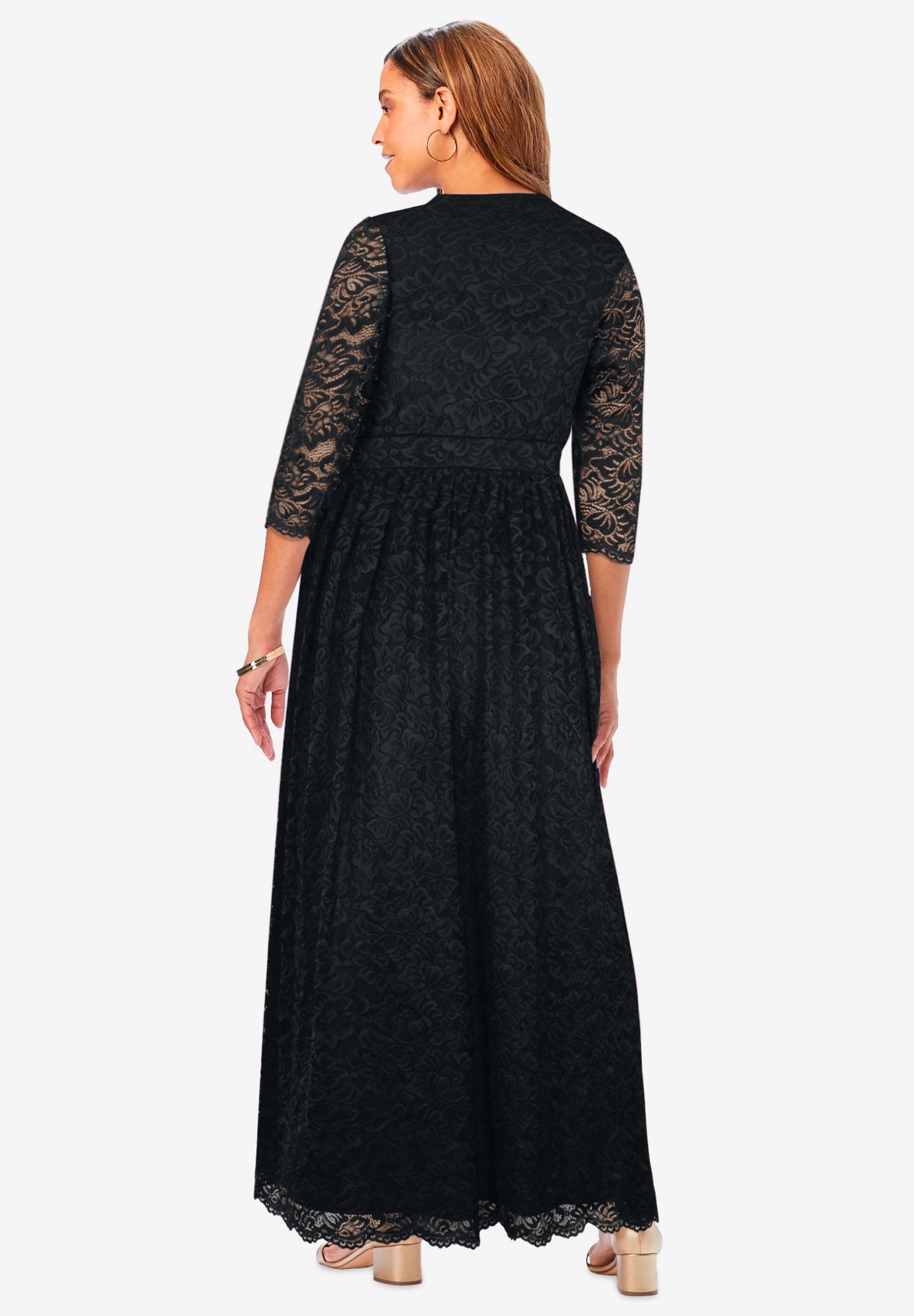 Stretch Lace Maxi Dress image number 1