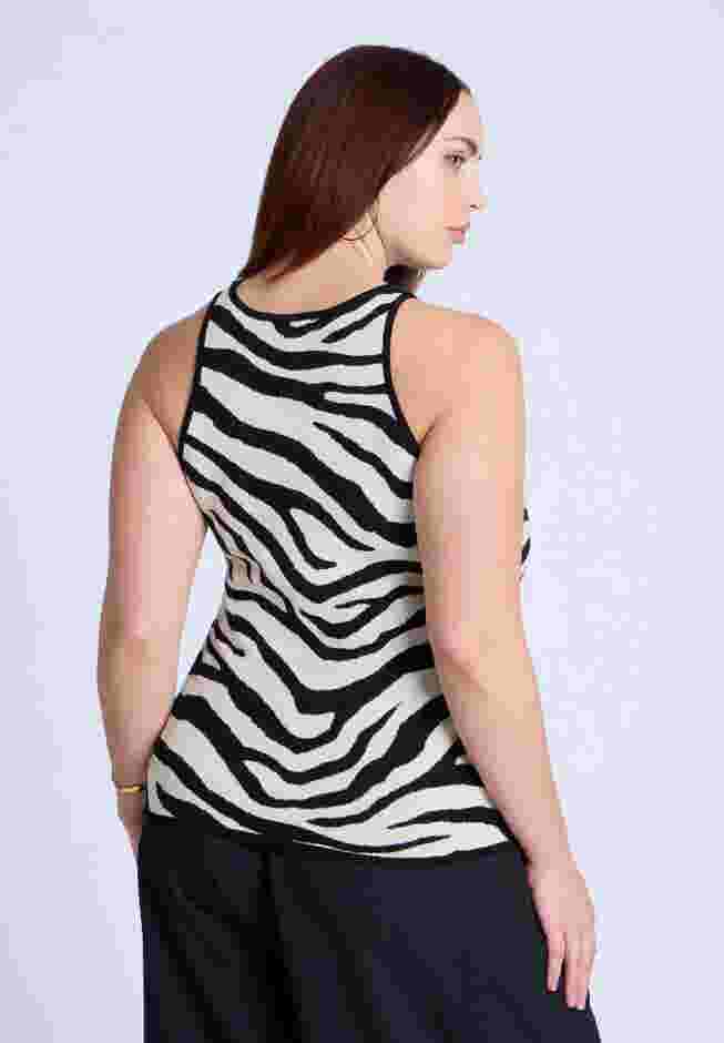 Printed Sweater Tank image number 2