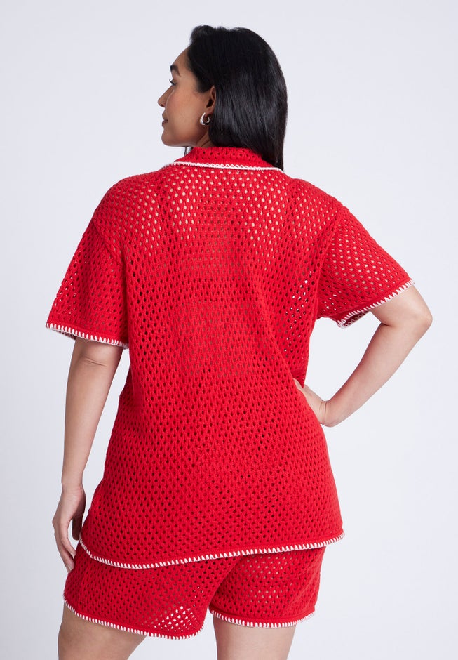 Crochet Sweater Tee image number 1