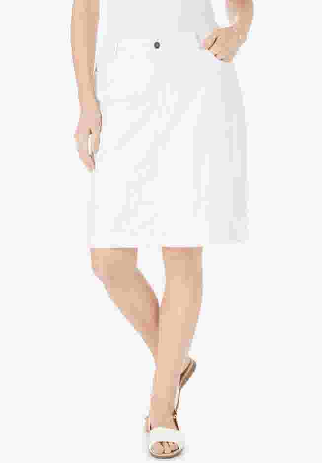 Adjustable Waist Chino Skort image number 0