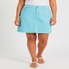 Adjustable Waist Chino Skort image number null