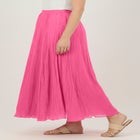 Pull-On Elastic Waist Crinkle Printed Skirt image number 2