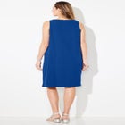 AnyWear Pucker Cotton Shirt Dress image number null