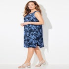 AnyWear Pucker Cotton Shirt Dress image number null