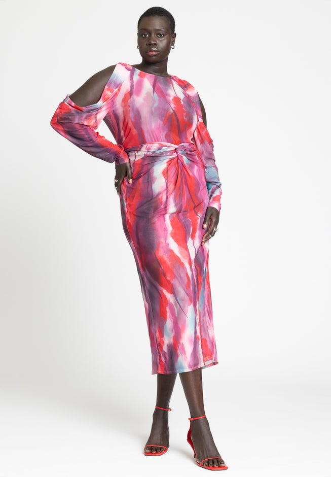 Twist Detail Maxi Skirt image number 0