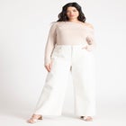 The Yvette Rigid Wide Leg Jean image number null