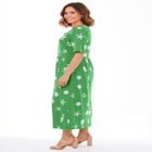 Stamped Empire Waist Dress image number null