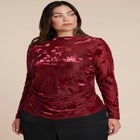 Floral Jacquard Top image number null