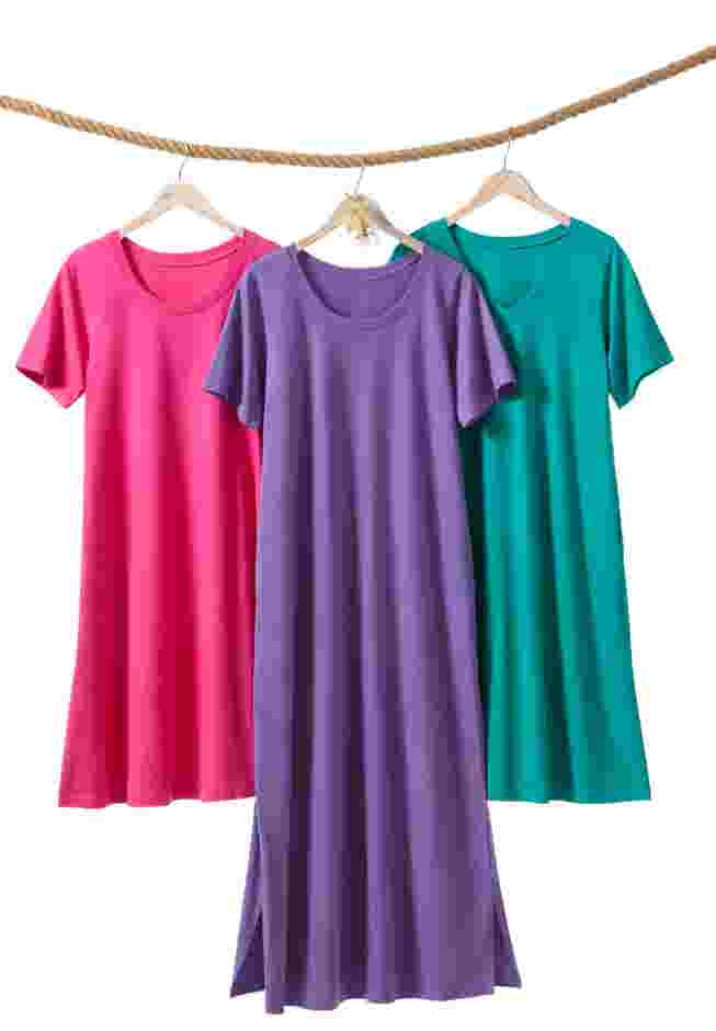 Perfect Short-Sleeve Crewneck Tee Dress image number 6