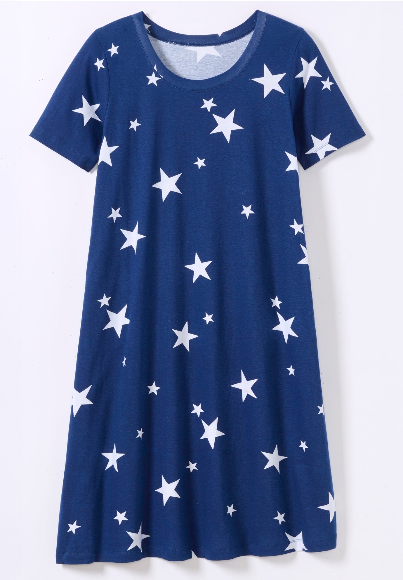 Perfect Short-Sleeve Crewneck Tee Dress image number 1
