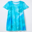 Perfect Short-Sleeve Crewneck Tee Dress image number null