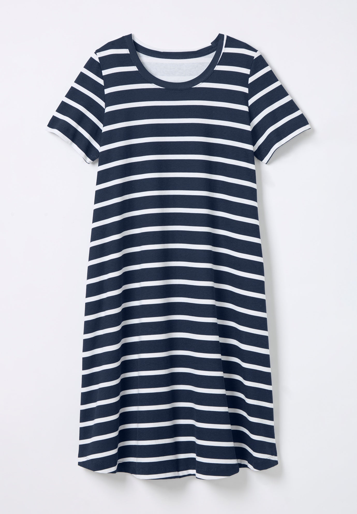 Perfect Short-Sleeve Crewneck Tee Dress image number 1