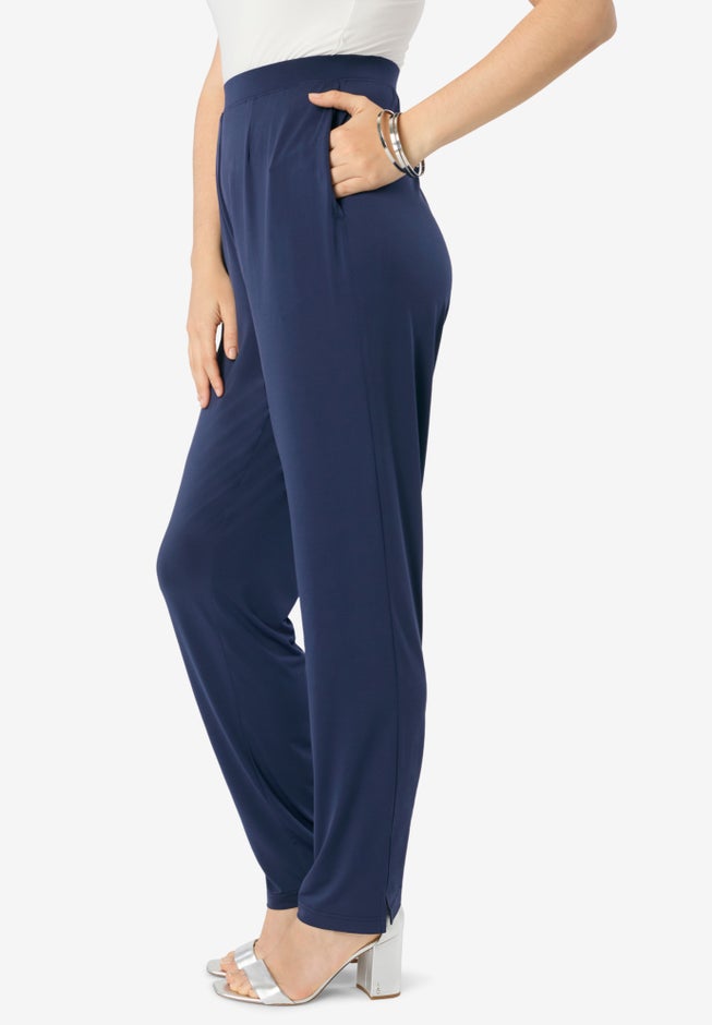 Ultrasmooth&reg; Fabric Straight-Leg Pant image number 2