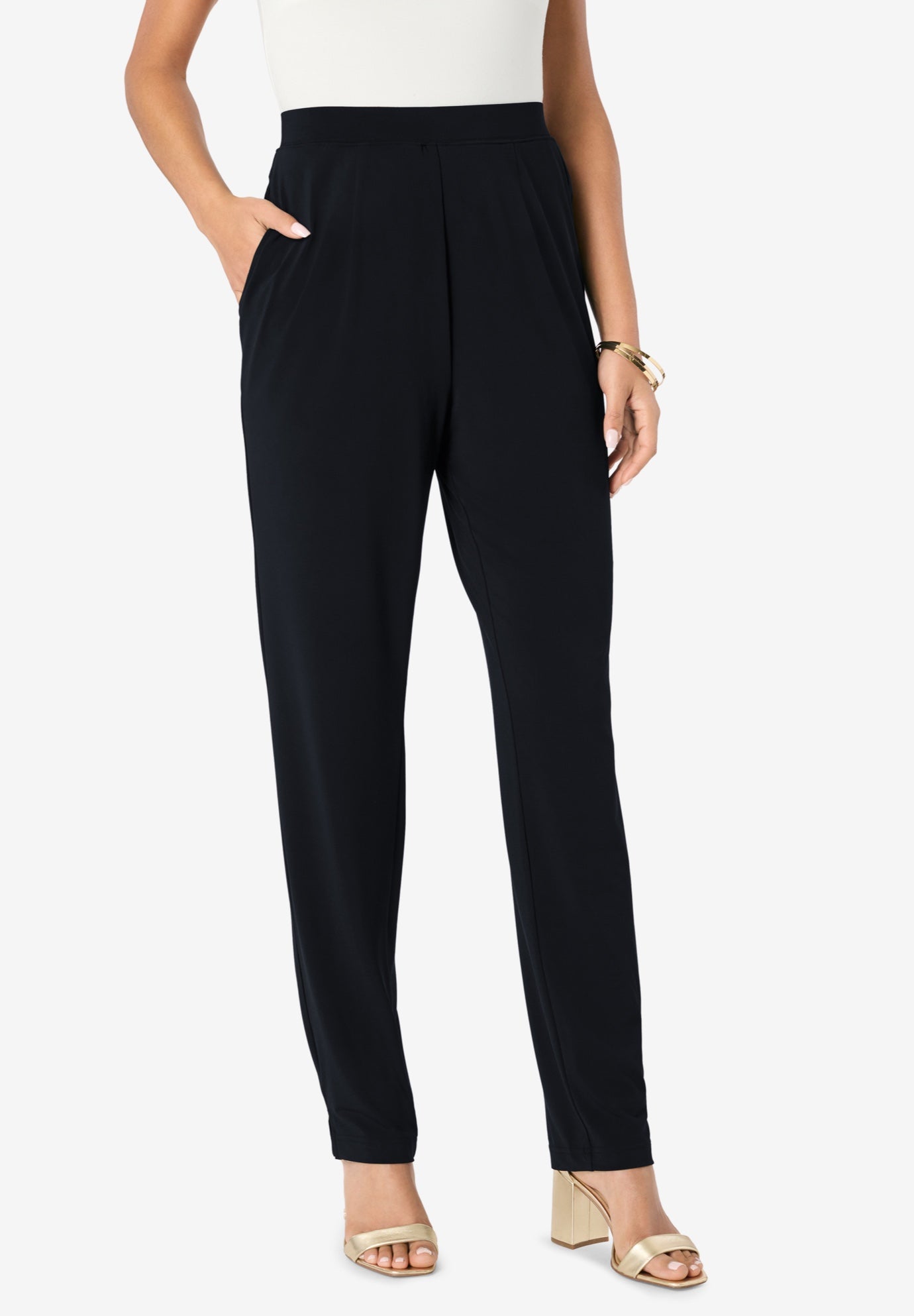 Ultrasmooth&reg; Fabric Straight-Leg Pant image number 3