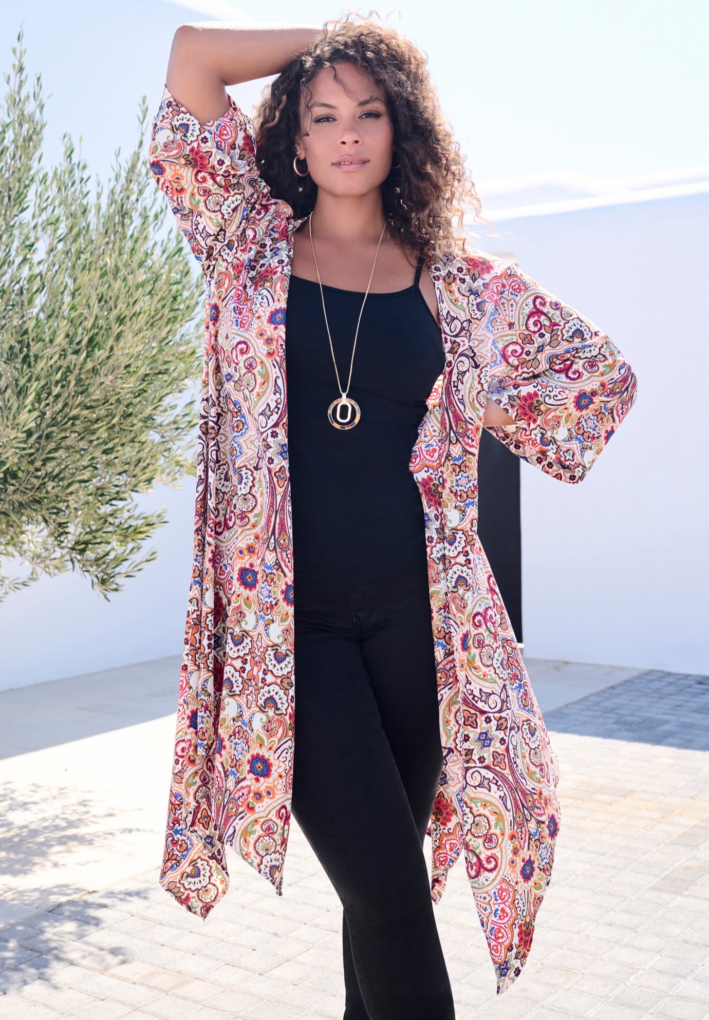 Hanky Hem Kimono image number 4