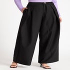 Pleat Detail Trouser With Long Belt image number null