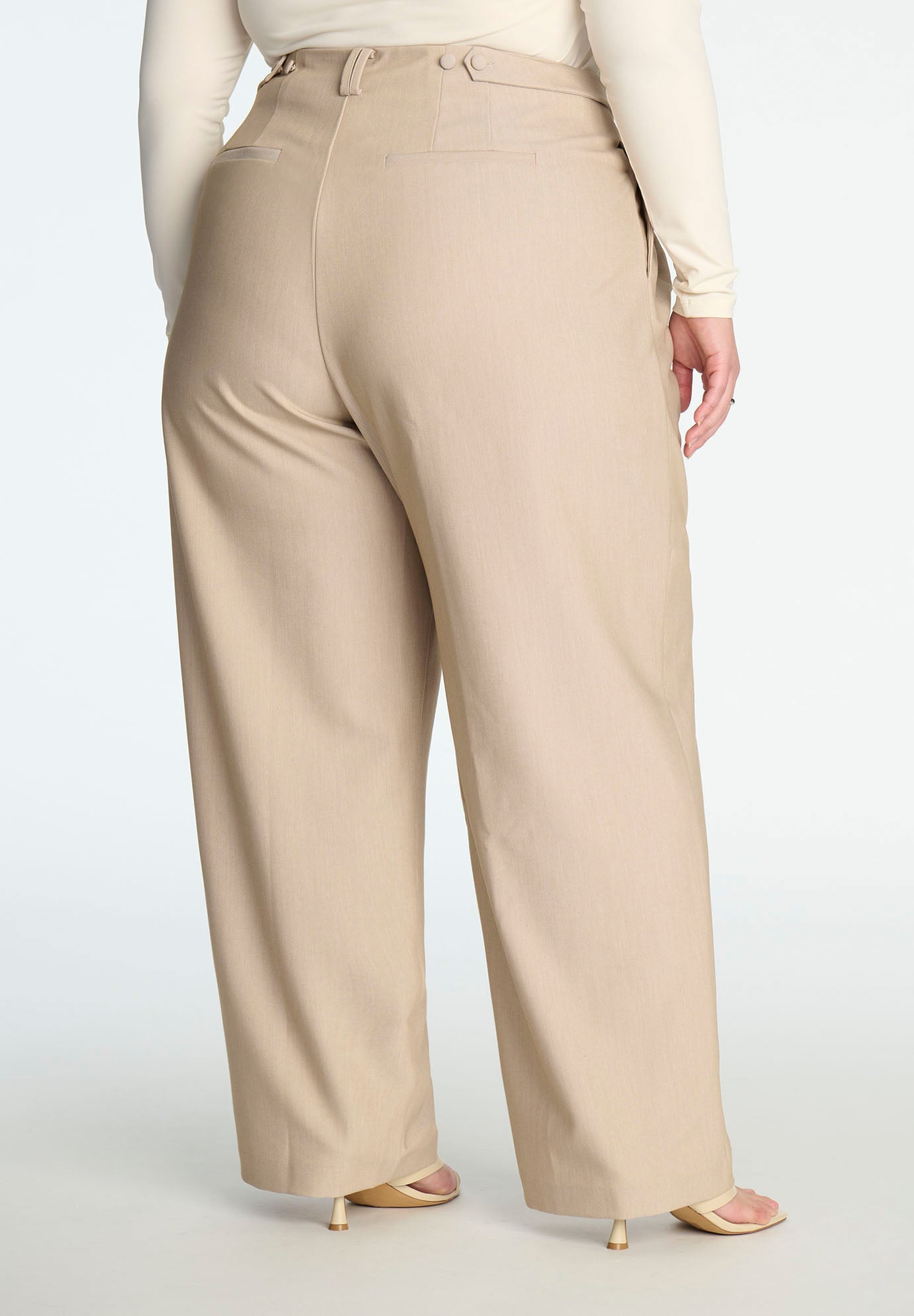 Trouser With Waistband Tabs image number 2