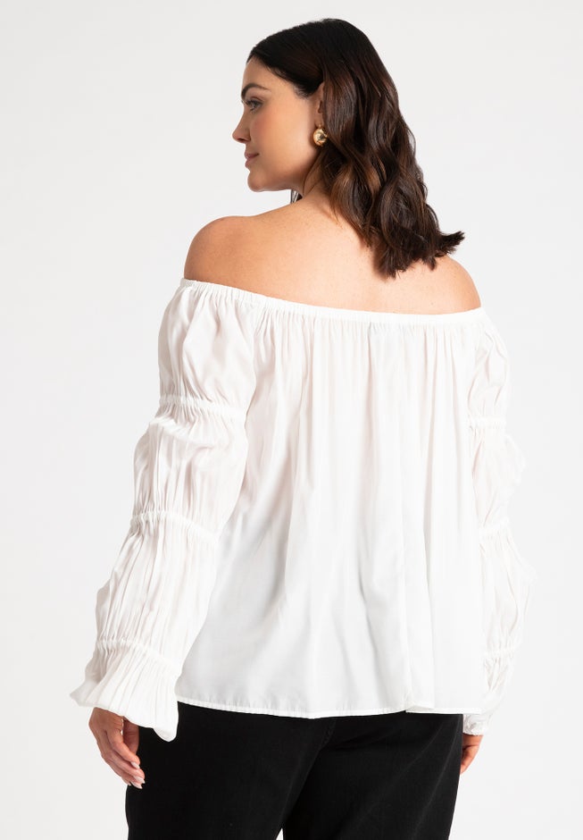 Off The Shoulder Detail Blouse image number 2