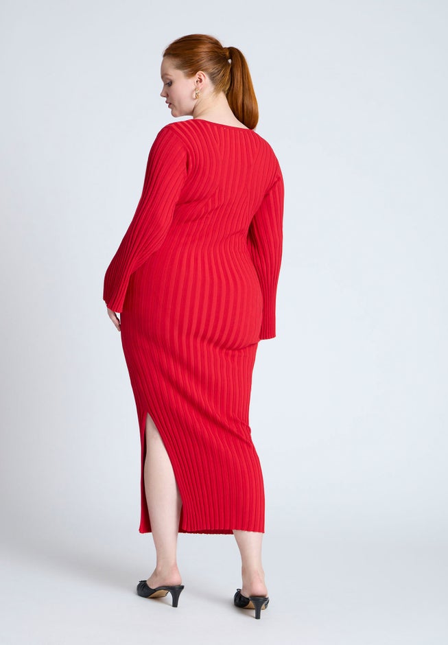 Wide Sleeve Maxi Sweater Dress image number 1