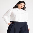 Cropped Collared Shirt image number null